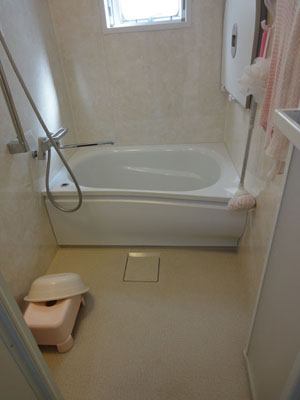 温かい快適浴室になりました